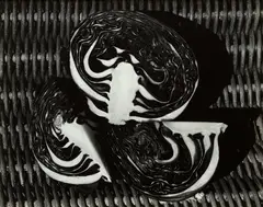 Purple Cabbage, 1/2 and 2/4s by Edward Weston, 1936, Gelatin silver print, offered Oct 2026