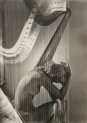 Lisa with Harp, Paris by Horst P. Horst, 1939, Gelatin silver print, printed later, sold Oct 2026