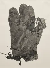 Mud Glove by Irving Penn, 1975, Platinum-palladium print, printed 1975, sold Oct 2026