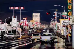 Route 66, Albuquerque, New Mexico by Ernst Haas, 1969, Archival pigment print, printed 2025, sold Oct 2026