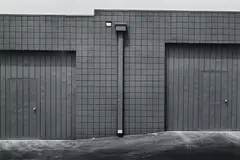 Unoccupied Warehouse, Santa Ana, From The New Industrial Parks by Lewis Baltz, 1974, Gelatin silver print, offered Oct 2026