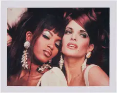Sweet Charity, Naomi Campbell and Stephanie Seymour, Los Angeles by Ellen von Unwerth, 1991, Unique Polaroid Type 100 print, sold Oct 2026