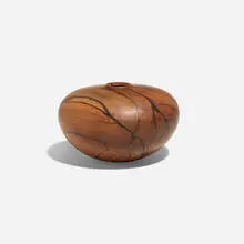 Untitled (Vessel) by David Ellsworth, 1987, Madagascar ebony, sold Jan 2026