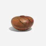 Untitled (Vessel) by David Ellsworth, 1987, Madagascar ebony, sold Jan 2026