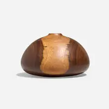Untitled (Vessel) by David Ellsworth, 1986, pheasant wood, sold Jan 2026