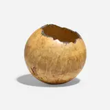 Untitled (Bowl) by David Ellsworth, 1984, spalted Norway maple burl, sold Jan 2026