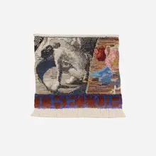 The Tub: After Degas by Ed Bing Lee, 2000, knotted fiber in artist-made Plexiglas case, sold Jan 2026