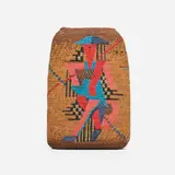 Boogie Woogie Jam Session by Elaine Small, 1995, knotted waxed linen, sold Jan 2026