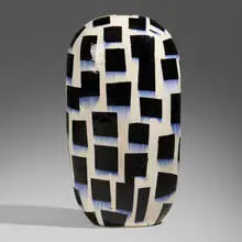 Untitled (Dango) by Jun Kaneko, 2002, glazed stoneware, sold Jan 2026