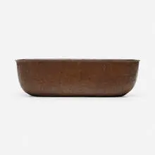 Centerpiece by Hayno Focken, c. 1932, patinated brass, sold Aug 2022