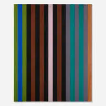 Series 1 by Gene Davis, 1969, screenprint in colors on canvas laminated to board, sold Aug 2022