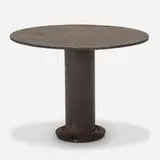 Dining table by Industrial, c. 1950, steel, sold Aug 2022