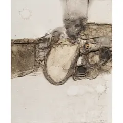 Tenso Chancay by Mario Pucciarelli, 1962, mixed media on canvas, sold Jun 2025