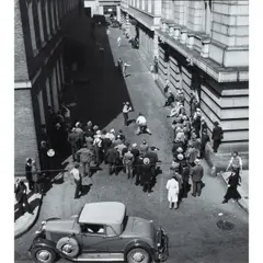 Lunch Hour by John Gutmann, gelatin silver print, sold Jun 2025