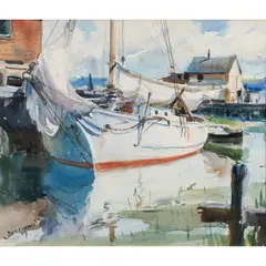 Untitled by James Sessions, watercolor, sold Jun 2025