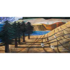 Untitled by Emmy Lou Packard, oil on canvas, sold Jun 2025