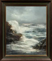 Untitled by Kay Kettle, oil on canvas, sold Jun 2025