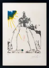 Space Elephant by Salvador Dalí, 1971, Etching and Photolithograph in Colors on Arches Paper, sold Aug 2026