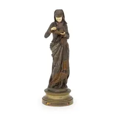 Untitled by Albert-Ernest Carrier-Belleuse, Bronze Sculpture, sold Aug 2026