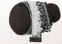 Splat by Domenick Capobianco, Acrylic on Paper, sold Aug 2026