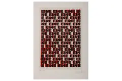 Untitled by Ben Eine, screenprint, offered Nov 2021