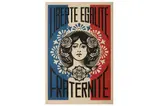Untitled by Shepard Fairey, screenprint, offered Nov 2021