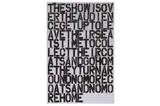Untitled by Christopher Wool, lithograph, offered Nov 2021