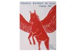 Untitled by David Shrigley, lithograph, offered Nov 2021