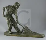 Le Ramasseur de Goemon by Amedeo Gennarelli, bronze, sold Mar 2020
