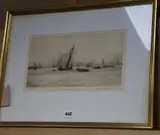 Blackheath Reach by William Lionel Wyllie, etching, sold Mar 2020