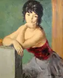 Untitled by Marc Rebierre, oil on canvas, sold Mar 2020