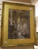 Interior of San Marco by Louis Hague, watercolour, sold Mar 2020