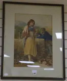 The broken pitcher by S. Hills, watercolour, offered Mar 2020