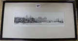 The Thames at Greenwich with the Royal Naval College by William Lionel Wyllie, etching and drypoint, sold Mar 2020