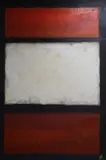 Abstract, monogrammed A.T by Robert Mangold, oil on canvas, sold Mar 2020