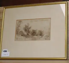 Untitled by David Cox, watercolour, sold Mar 2020