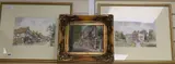 The Pantiles, Tunbridge Wells by Richard Temple, oil on canvas, sold Mar 2020