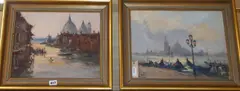 One with Park Walk Galleries label by William Davies, oil on board, sold Feb 2020