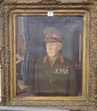 Portrait of a officer, 60 x 50cm by Paul Fitzgerald, oil on canvas, sold Feb 2020