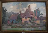 Polshot Farm, Elstead, Godalming, Surrey by Carl Felkel, oil on canvas, sold Feb 2020