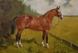 Barney by George Paice, 1920, oil, sold Mar 2021