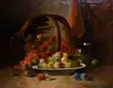 Untitled by Ludwig Hauser, oil on canvas, offered Mar 2021
