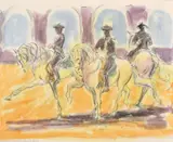 Each by Lucilla Jones, watercolour and pencil, offered Mar 2021