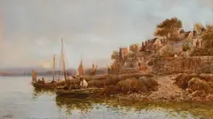Appledore, North Devon by Walter Stuart Lloyd, watercolour, offered Mar 2021