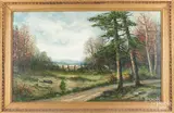landscape by Victor Shearer, oil on canvas, offered Oct 2017