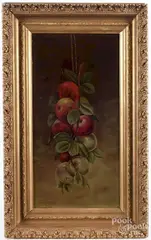 still life of apples by Pearle Greene, oil on canvas, offered Oct 2017