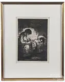 signed engravings by Eugene Higgins, pencil, offered Oct 2017