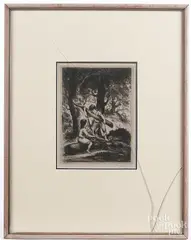 signed engravings by Eugene Higgins, pencil, offered Oct 2017