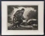 signed engravings by Eugene Higgins, pencil, offered Oct 2017