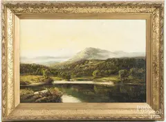 titled Evening After Rain by Alfred Addy, oil on canvas, offered Oct 2017